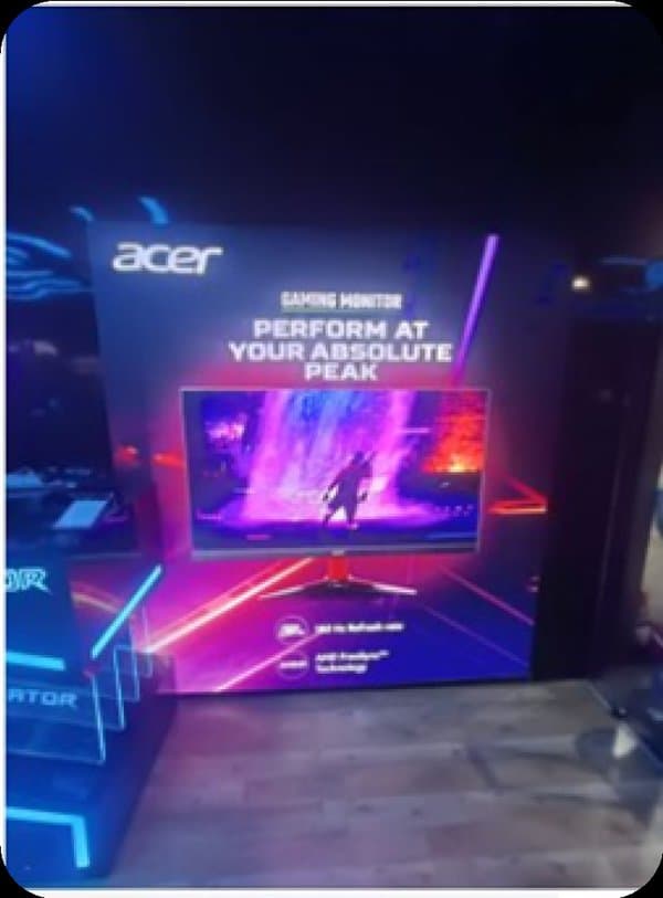 In-shop branding and wall branding at retail outlet