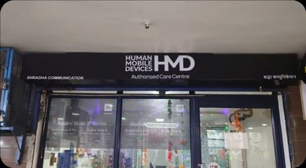 Glow sign board deployment for brand storefront