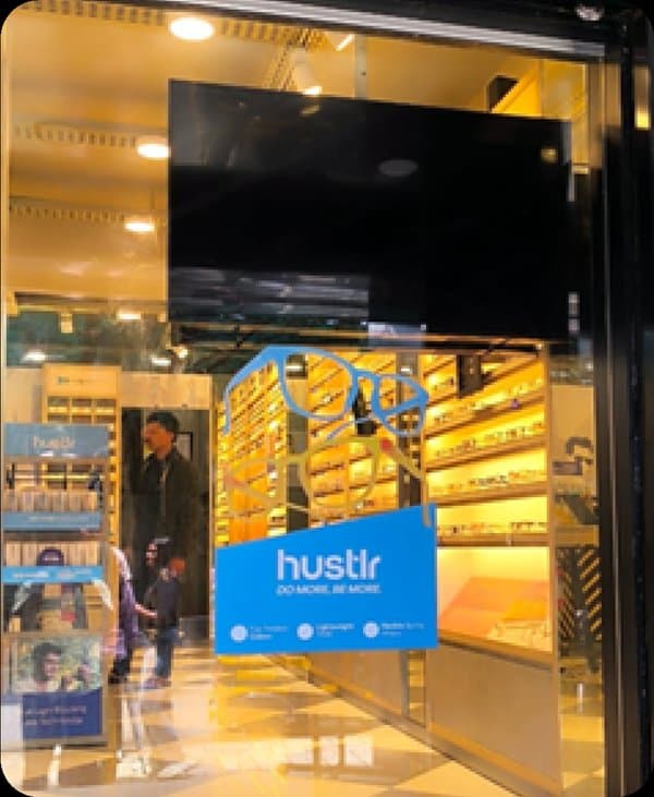 In-shop branding and wall branding at retail outlet