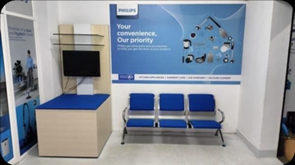 ACP board signage installation at retail store