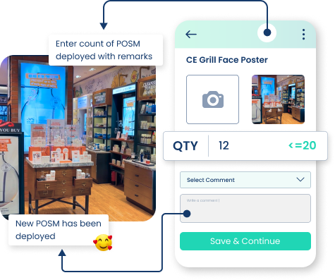 POSM deployment and point of sale material management