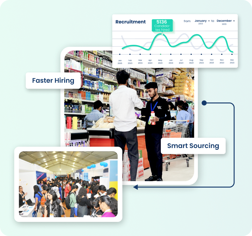 digital signage inside a retail store